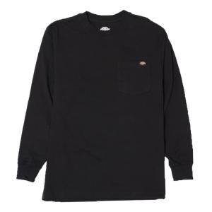 ディッキーズ Tシャツ カットソー メンズ Dickies クルーネック 長袖 ロングスリーブ XLサイズ ブラック｜vol8