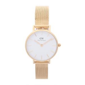 ダニエルウェリントン 腕時計 レディース PETITE MESH 28 Daniel Wellington アナログ クオーツ ラウンド ホワイト ゴールド｜vol8