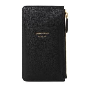 エンポリオアルマーニ スマートフォンホルダー 携帯フォルダー スマートフォンケース メンズ&レディース EMPORIO ARMANI ロゴ シンプル ブラック｜vol8