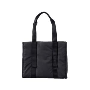 ガニー トートバッグ ショルダーバッグ ハンドバッグ レディース RECYCLED TECH MEDIUM TOTE GANNI ロゴ 無地 シンプル ブラック系｜vol8