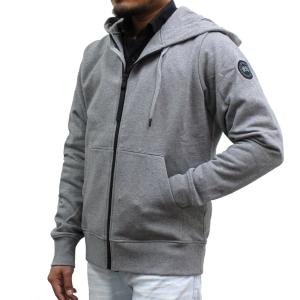 カナダグース パーカー メンズ ヒューロン フルジップ パーカー Huron Full Zip Hoody Black Label CANADA GOOSE ジップアップ ロゴ 長袖 Lサイズ グレー