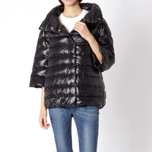 ヘルノ ダウンジャケット レディース Herno 8分袖 ショート丈 スタンドカラー 40サイズ Automationghana Com