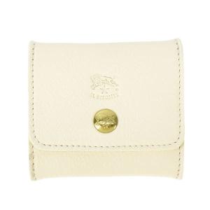 イルビゾンテ コインケース 小銭入れ レディース&メンズ COIN PURSE CLASSIC IL BISONTE レザー 無地 シンプル アイボリーホワイト系｜vol8