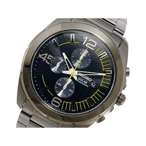 セイコー 腕時計 メンズ ソーラー Seiko クロノグラフ ソーラー ブラック Automationghana Com
