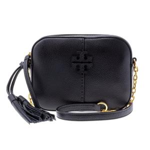 トリーバーチ ショルダーバッグ ポシェット レディース TORY BURCH レザー 斜めがけ 無地 BLACK｜vol8