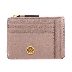 トリーバーチ コインケース カードケース パスケース レディース TORY BURCH レザー 無地 ロゴ Gray Heron｜vol8