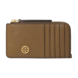 トリーバーチ コインケース フラグメントケース カードケース レディース TORY BURCH レザー 無地 ロゴ Bistro Brown｜vol8