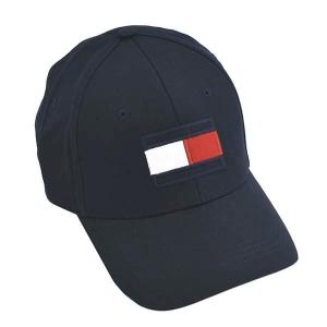 トミーヒルフィガー ベースボールキャップ 野球帽子 ストラップバックキャップ メンズ&レディース BIG FLAG CAP TOMMY HILFIGER ロゴ UVカット NV｜vol8