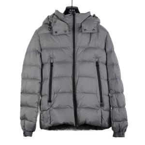 スーパーセール期間限定 タトラス ダウンジャケット メンズ Tatras ショート丈 フード Lサイズ相当 グレー