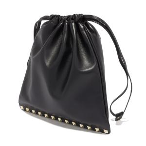 Volume8 スタッズ ポーチ レディース 化粧ポーチ ブラック 小物入れ 化粧ポーチ Valentino スタッズ 巾着袋 ヴァレンティノ Va13 0010 0806 ブランドショップ