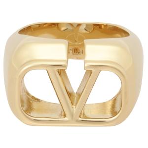 ヴァレンティノ リング 指輪 レディース VLOGO VALENTINO ロゴモチーフ 13号 ゴールド｜vol8