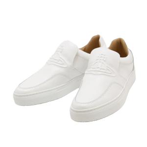 ヴィヴィアンウエストウッド スリッポン スニーカー ローファー レディース CLASSIC SLIP-ON VIVIENNE WESTWOOD レザー 24cm〜24.5cm WHITE｜vol8