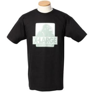 エクストララージ Tシャツ カットソー メンズ XLARGE ロゴプリント 半袖 クルーネック Sサイズ ブラック｜vol8