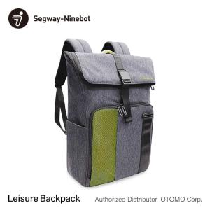 Segway-Ninebot Leisure Backpack バックパック 撥水 耐摩耗 15.6インチPC収納可 グレー セグウェイ ナインボット 日本正規代理店直送品｜voldy