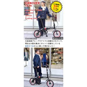 折りたたみ自転車 14インチ 軽量 アルミフレ...の詳細画像1