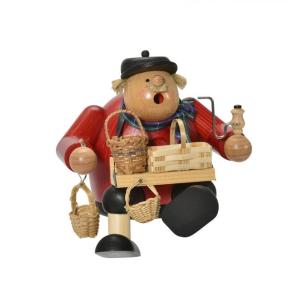 煙だし人形 ゴルファー (お香台）ドイツ伝統の木製品 コーン型のお香用