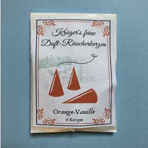 ドイツ クリューガーさんのお香　「オレンジ・バニラの香り」 ドイツ製｜volksmarkt