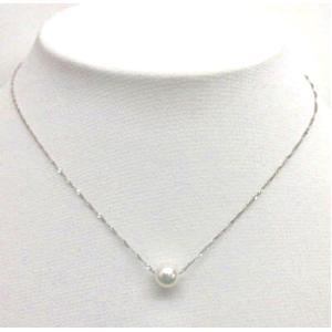 アコヤ貝本真珠パールネックレス 7.5mm〜8.0mm : 腕時計・ジュエリー