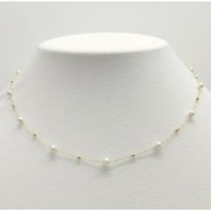 アコヤ貝本真珠パールネックレス 7.5mm〜8.0mm : 腕時計・ジュエリー