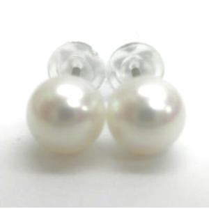 花珠彩凛級 アコヤ真珠 5.5-6.0mm ピンク系 純チタン ピアス ベビーパール 金具変更 K18 K14WG Pt900 保証書付 あこや真珠 アコヤパール あこやパール 本真珠｜真珠専門館