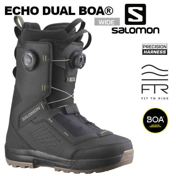 25-26 SALOMON サロモン ECHO DUAL BOA WIDE エコー デュアル ボア ...