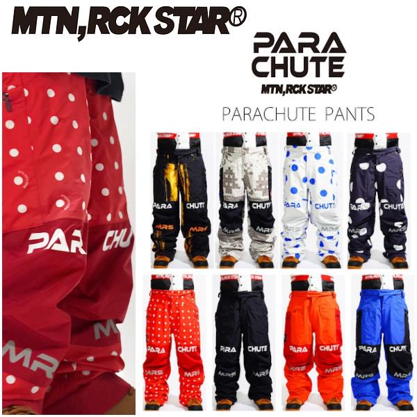 26-27 MTN ROCK STAR マウンテンロックスター PARACHUTE PANTS パラ...