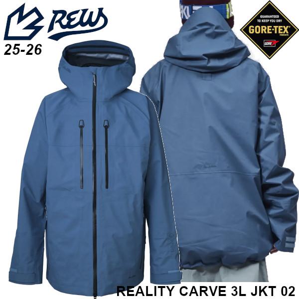 REW 25-26 REALITY CARVE 3L JKT 02 GORE-TEX 3L リアリテ...