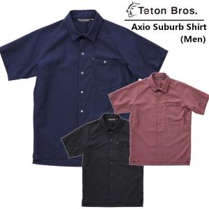 Teton Bros. ティートン ブロス Axio Suburb Shirt Men アクシオ サバーブ シャツ 半袖 2023 SS 23春夏モデル TB231-23M 正規販売店 メール便発送｜voltage