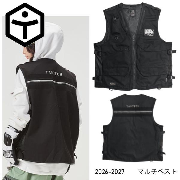 26-27 TAOTECH タオテック マルチ ベスト VEST メンズ  レディース スノーボード...