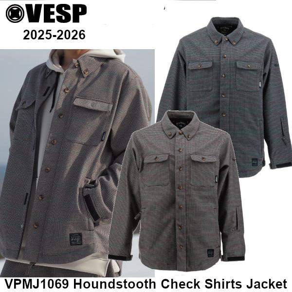 25-26 VESP べスプ VPMJ1069 Houndstooth Check Shirts J...