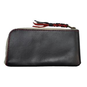 牛革 ペンケース Lジップ 札入れ レディース...の詳細画像1