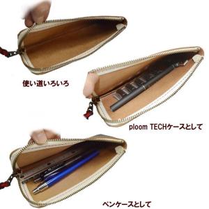 牛革 ペンケース Lジップ 札入れ レディース...の詳細画像3