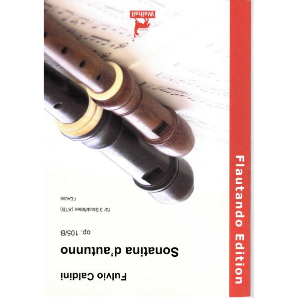 F.Caldini「Sonatina d'autunno」リコーダー3重奏（ATB)