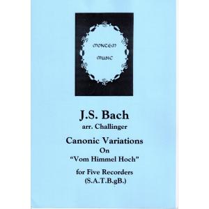 J.S.Bach「Canonic Variation on "Vom Himmel Hoch"」リコーダー五重奏｜vorn