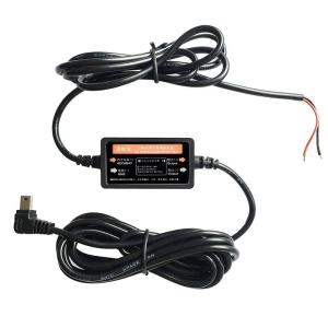 ドライブレコーダー 前後 カメラ用 電源ケーブル　Mini