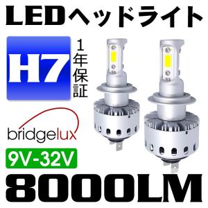 送料無料一体型LEDヘッドライト シルバーナイト 三面発光 純白光ホワイト H7 LEDフォグランプ カプラーON 取付簡単 1年保証