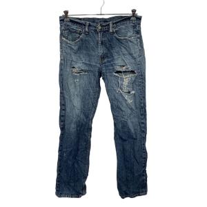 Levi's デニムパンツ W34 リーバイス スリムストレート インディゴ 古着卸 アメリカ仕入 2304-1867｜voxtrading9