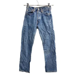 Levi's 501 デニムパンツ W27 リーバイス ボタンフライ ブルー コットン USA製 古着卸 アメリカ仕入 2401-595｜voxtrading9