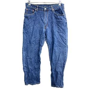 Levi's 550 デニムパンツ W36 リーバイス リラックスフィット ビッグサイズ インディゴ コットン 古着卸 アメリカ仕入 2401-740｜voxtrading9