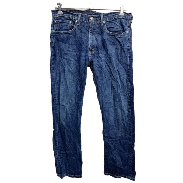 Levi&apos;s 505デニムパンツ W34 リーバイス レギュラーフィット インディゴ メキシコ製 古...