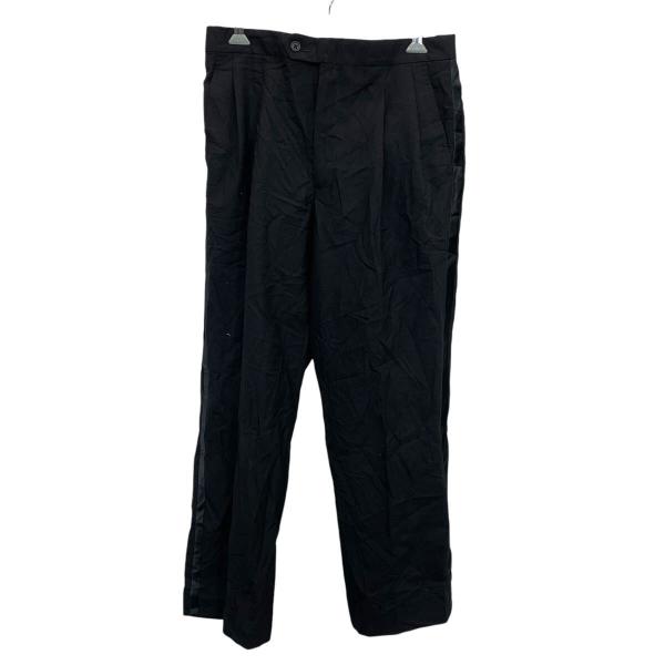 STAFFORD スラックスパンツ W32 スタッフォード ブラック ジップアップ ウール ボトムス...