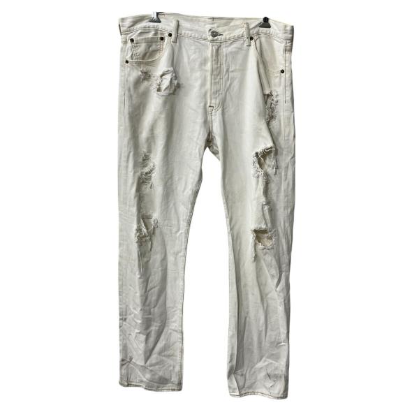 Levi's 501 デニムパンツ W36 ホワイト リーバイス メキシコ製 ボタンフライ ストレー...