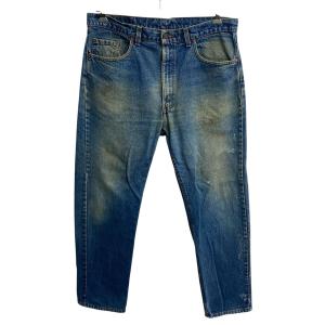 〜90s USA製 Levi's 505 デニムパンツ W38 ブルー リーバイス ジップアップ 〜90年代 紙タグ ボタン裏549工場 アメカジ デニム 2606-75
