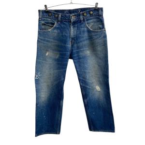 Levi's 512 デニムパンツ W34 ブルー リーバイス ジップアップ