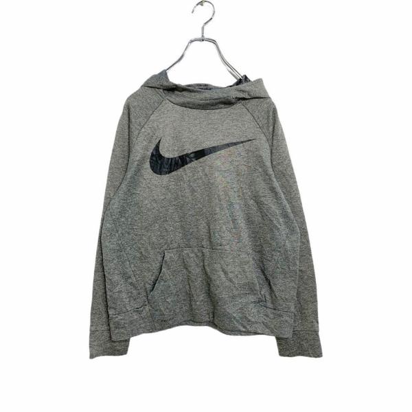 NIKE スウェットパーカー キッズ XL 150-160 グレー ドライフィット ナイキ スポーツ...