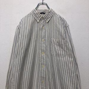 CHAPS 長袖 ストライプシャツ Mサイズ ...の詳細画像1