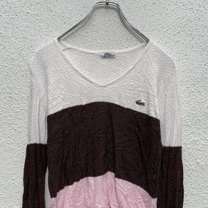 LACOSTE 薄手 ニット トップス ウィメ...の詳細画像1
