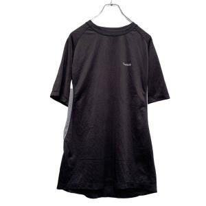Reebok 半袖 ゲームシャツ L ブラック リーボック スポーツ 古着卸 アメリカ仕入 a505-6280