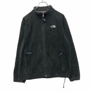 中古 古着 THE NORTH FACE フリース ジャケット L 150〜 ブラック ライトグレー...