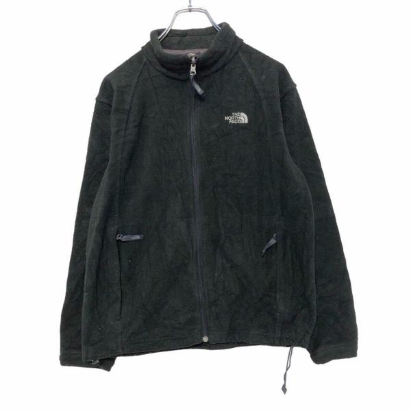 THE NORTH FACE フリース ジャケット L 150〜 ブラック ライトグレー キッズ 刺...